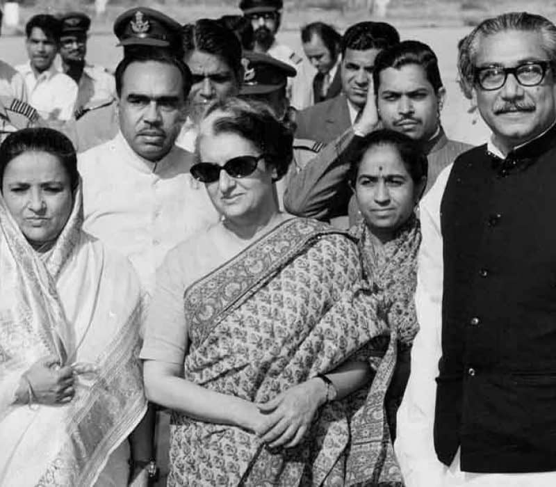 Indira-Gandhi-with-Bangladesh-Prime-Minister-Sheikh-Mujibur-Rehman.-Photo.-Idian-Defense-Review